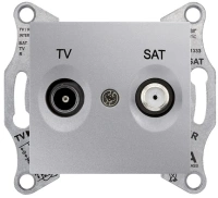 Розетка TV/SAT оконечная 1 dB Schneider Sedna SDN3401660