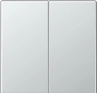 Выключатель двухклавишный Jung 505U+A595AL