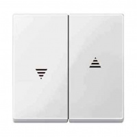 Клавиша для жалюзи 2шт Schneider Electric Merten Systeme M, полярно-белый MTN432419
