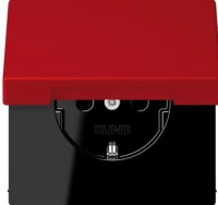 Розетка с крышкой Jung rouge vermillon 31 LC1520KIKL32090