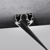Slim Magnetic Шинопровод в натяжной потолок с декоративными вставками черный (3м) 85242/00 Elektrostandard 85242/00