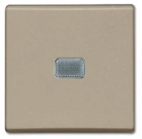 Выключатель 1-клав. + подс. шампань ABB Basic 55 2CKA001012A2165