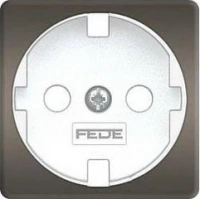 Розетка с шторками 2к | 3 16А 250 Fede FD16523 | FD04314GR | FD16-BAST