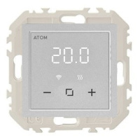 Терморегулятор программируемый под рамку AtlasDesign FLOOR CONTROL 340 WI-FI алюминий