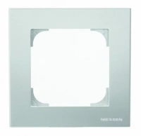 1 постовая рамка серебро ABB Sky Niessen 2CLA857100A1301
