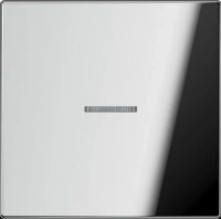 Выключатель одноклавишный с подсветкой Jung LS990 501U+90+GCR2990KO5