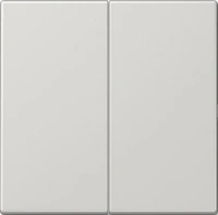Выключатель двухклавишный Jung LS990 505U+LS995LG