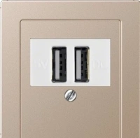 usb розетка | зарядка Jung 260209+A569PLTCH