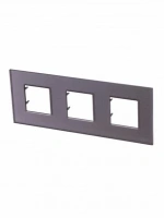 3 постовая рамка брызги шампанского стекло ABB Zenit 2CLA227300N3901