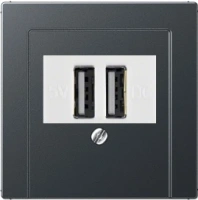 usb розетка | зарядка Jung 260209+A569BFPLTANM