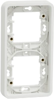 Рамка 2-постовая вертикальная, IP55 Mureva Styl Schneider Electric MUR39151, белый