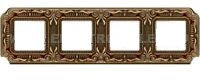 Рамка 4-пост Светлая бронза Fede Palace FD01364PBCL