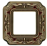Рамка 1-пост Светлая бронза Fede Palace FD01361PBCL