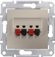 Розетка аудио двойная Schneider Sedna SDN5400168