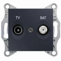 Розетка TV/SAT оконечная 1dB Schneider Sedna SDN3401670