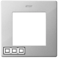 Рамка 3 местная алюминевая 2400630-033 Simon 24 Radiant