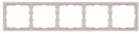 Рамка 5-постовая, кашемир бархат Brionilux серия Z (ZGR5CM)