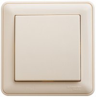 Переключатель 1-клавишный Systeme Electric (Schneider Electric) W59 Aqua, слоновая кость VS610-156B-28