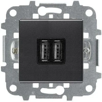 USB зарядка антрацит ABB Zenit 2CLA228500N1801|2CLA227190N1001