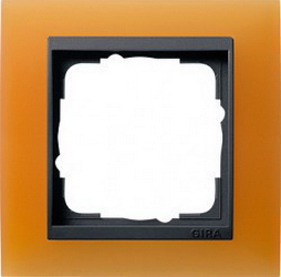 1 м. Оранжевая рамка Gira 021187