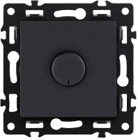 Светорегулятор универсальный 500W, черный бархат Brionilux серия G Plast (GP022BK)