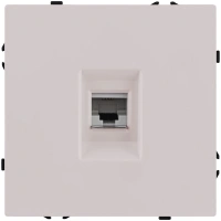 Розетка телефонная RJ11, кашемир матовый Kollinger Eclipse EC-019CM