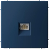 Розетка компьютерная RJ45, кат. 5е Systeme Electric ArtGallery аквамарин GAL001183