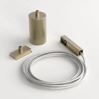 Brass Line Подвесной комплект для подключения трековой системы освещения к питанию латунь боковой 85009/00 Elektrostandard 85009/00