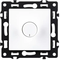 Светорегулятор универсальный 500W, белый бархат Brionilux серия G Plast (GP022WH)