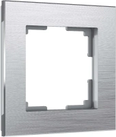 Рамка из металла на 1 пост Аluminium алюминий Werkel Aluminium алюминий W0011706
