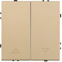 Механизм управления жалюзи 2-клавишный, золотой бархат Brionilux серия Z (ZG013GD)