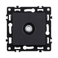 Розетка TV, черный Kollinger Asthetik AS-020BK
