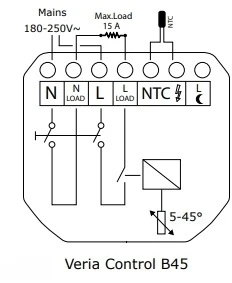 Терморегулятор Veria Control B45 (CN486)