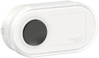 Кнопка звонковая Systeme Electric Blanca О/У проводная, 0,4А, 250В, БЕЛЫЙ BLNKA000011