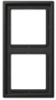 Рамка двухместная цвет антрацит Jung LS990 AL2982AN