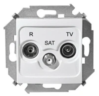 Розетка TV спутниковая одиночная Simon 15 1591466-030