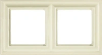 Рамка 2-пост цт. слоновая кость Jung Eco Profi Deco EPD482