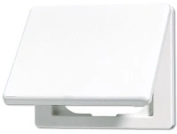 Розетка с крышкой Jung SL500 CD5120BFWW+SL590KLWW
