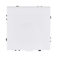 Розетка штепсельная  16A/250 В с крышкой, белый бархат Brionilux серия Z (ZG015WH)