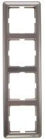 Рамка 4-постовая вертикальная Systeme Electric (Schneider Electric) W59, шампань KD-4-48