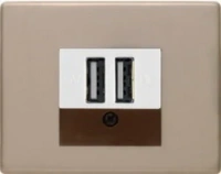 usb розетка | зарядка 260209 | 10340001 Berker
