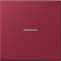 Выключатель одноклавишный с подсветкой Jung le rubis 501U+90+LC990KO54320M