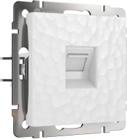 Розетка Ethernet RJ-45 белый Werkel Встраиваемые механизмы Hammer белые W1281001