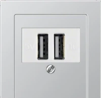 usb розетка | зарядка Jung 260209+A569PLTAL