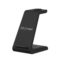Беспроводная зарядка Donel 3в1: телефон, часы, наушники Wireless Charger BL