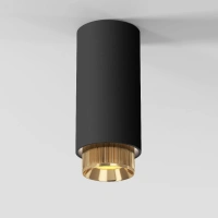 Светильник накладной Nubis GU10 чёрный/золото Elektrostandard 25012/01