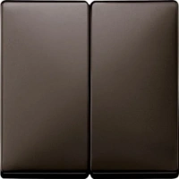 Выключатель двухклавишный Merten Antique - Artec коричневый MTN3115-0000  | MTN3400-4015 Schneider Electric