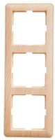 Рамка 3-постовая вертикальная Systeme Electric (Schneider Electric) W59, сосна KD-3-78