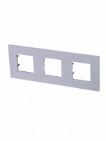 3 постовая рамка белая ABB Zenit 2CLA227300N1101