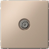 TV Розетка оконечная 1DB Systeme Electric ArtGallery, песочный  GAL001291